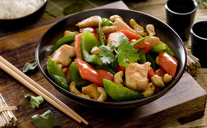 Poulet thaïlandais aux noix de cajou