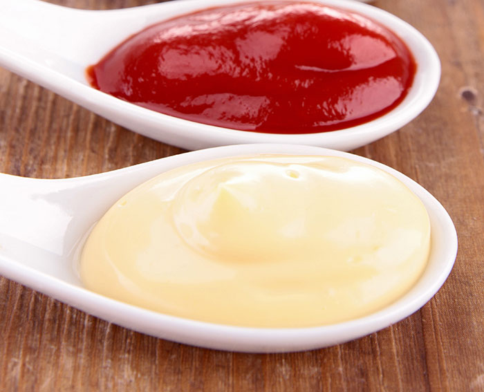 sauces ketchup mayonnaise