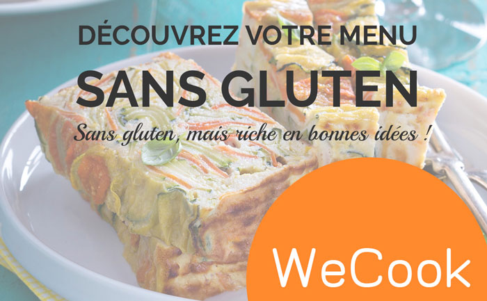 Notre menu sans gluten