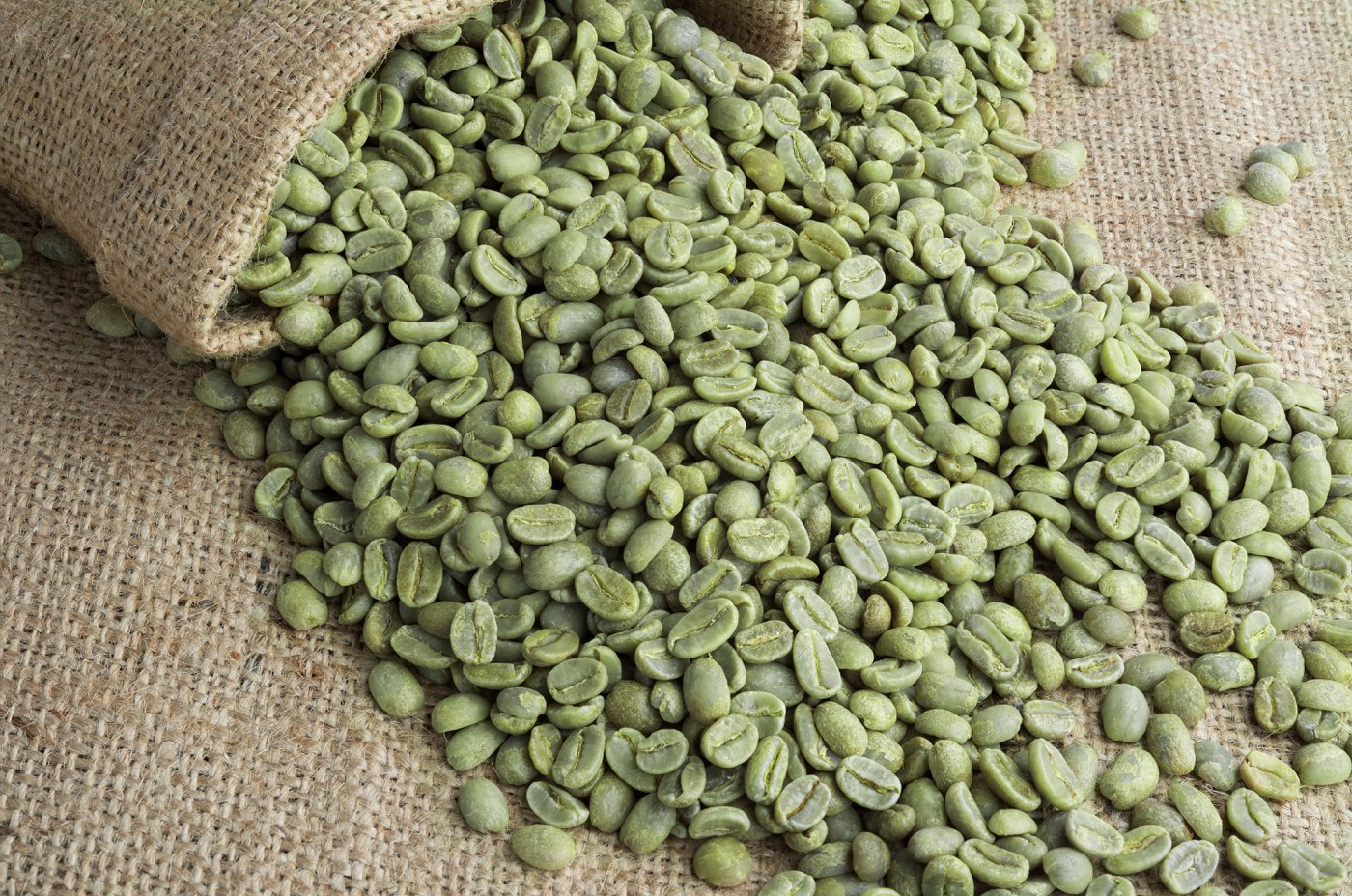 Green coffee beans