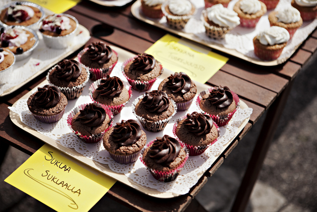 cupcakes décorés restaurant day